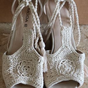 Moda Spana Crotche Wedged Heels 7-1/2